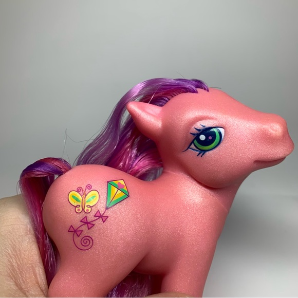My Little Pony G3 Skywishes Pony Shimmer 2002 Kite And Butterfly - Picture 7 of 10